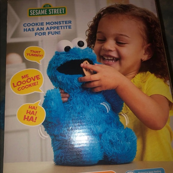 SOLD - Feed Me Cookie Monster Toy - Picture 2 of 2